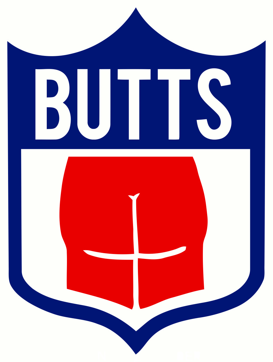 NFL Butts Logo iron on transfers
